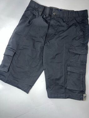 George Men's Below the Knee Cargo Shorts in Charcoal size 34